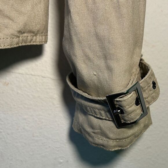 Post card Bergdorff Goodman ladies coat 6 brown linen moto biker capsule casual - Picture 15 of 16